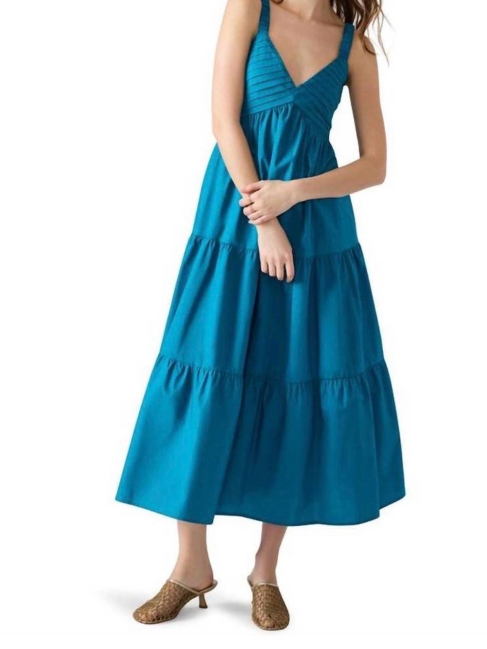 Steve Madden Eliora Midi Dress in Celestial Blue Size XS.